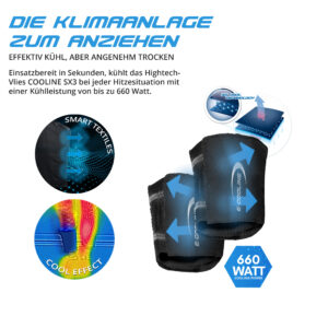 Technical product description of the calf cooler for children from E.COOLINE