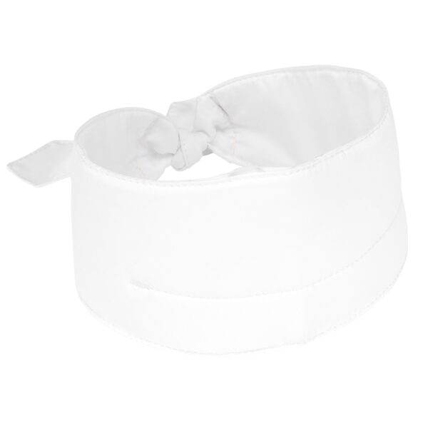 Cooling scarf with logo from E.COOLINE in color white
