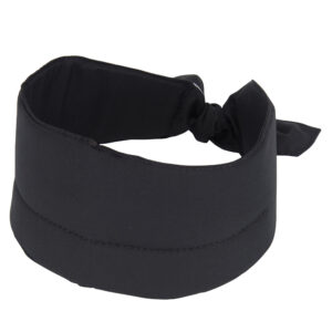 Cooling scarf with logo from E.COOLINE in color black