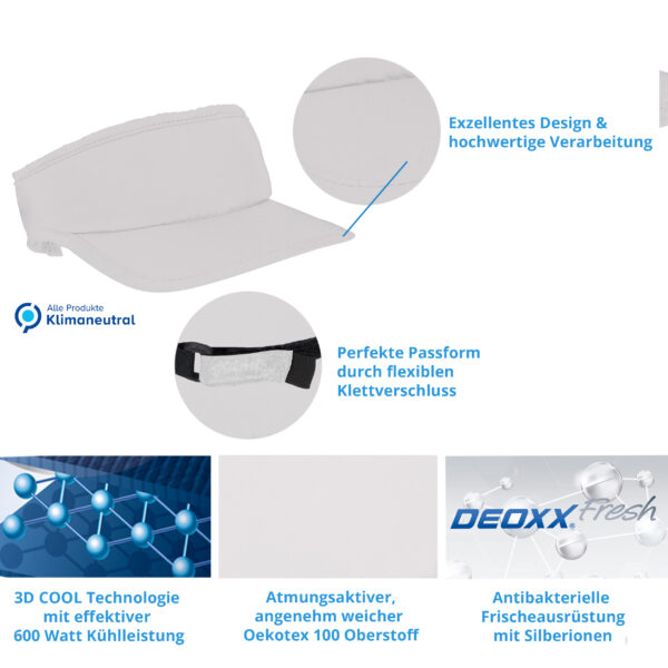 Product features cooling SX3 sun shield from E.COOLINE