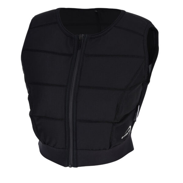 Cooling vest SX3 with quilting from E.COOLINE with front zipper in color black