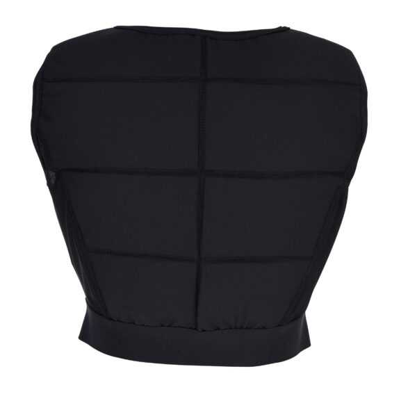 Rear view cooling vest SX3 with quilting from E.COOLINE in color black