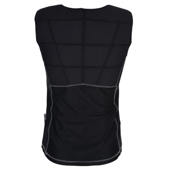 Cooling shirt from E.COOLINE with quilting in color black