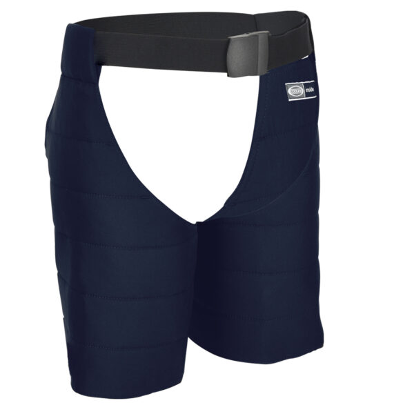 Thigh cooler SX3 with chaps and belt from E.COOLINE in color blue