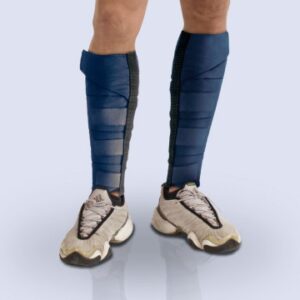E.Cooline calf cooler with Velcro fastener color blue - calf cooling