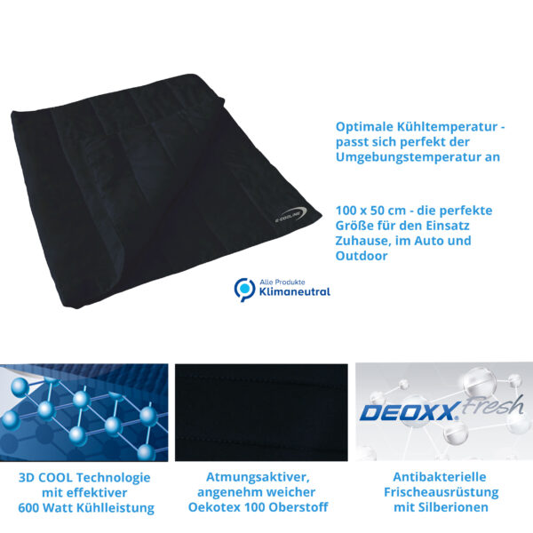 Product features Dog cooling blanket SX3 from E.COOLINE