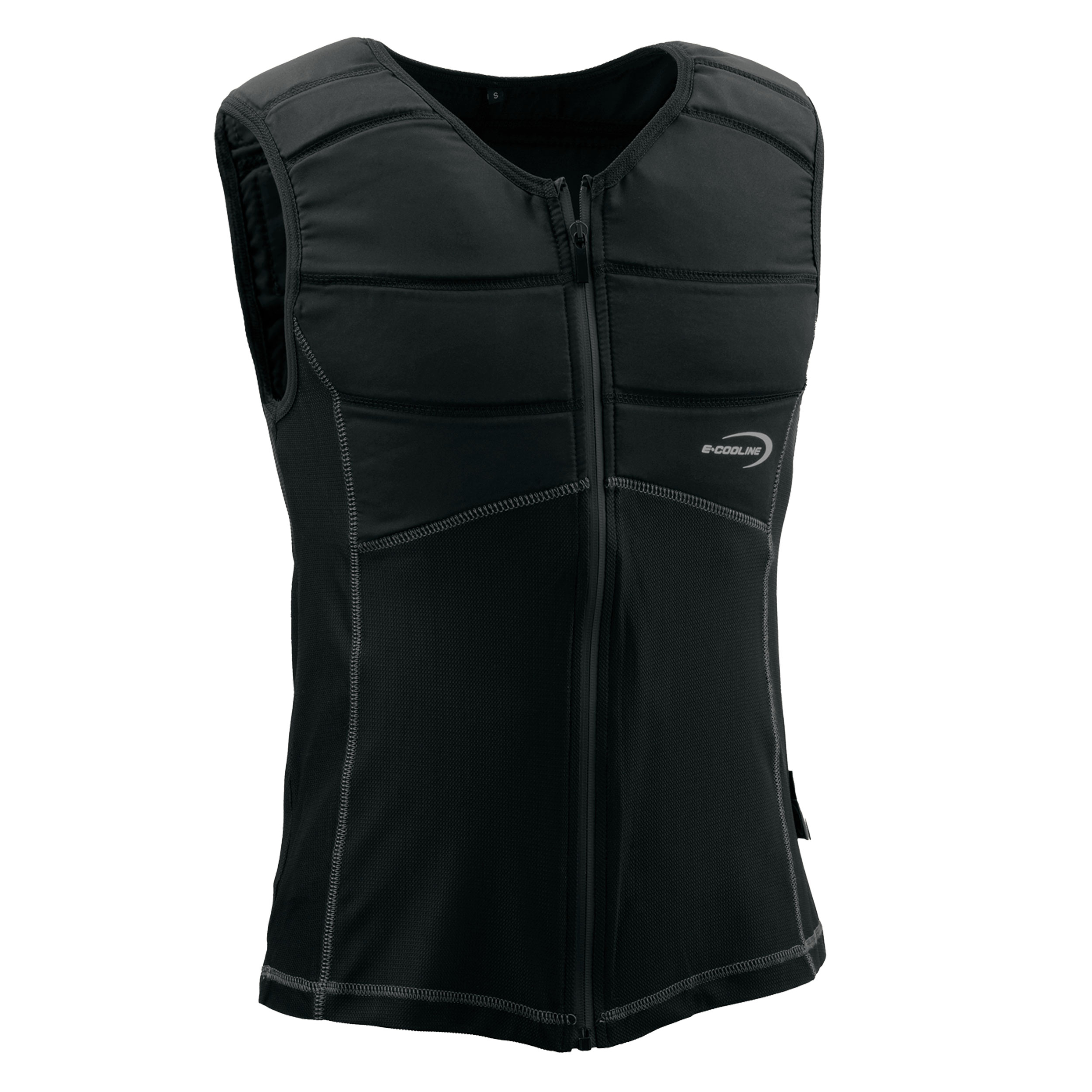 Cooling shirt from E.COOLINE with stitching in black