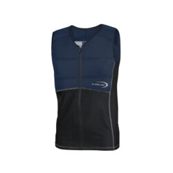 Repower-Kids-Cooling-Vest-Ecooline-CoolKids-Shirt-Vest-SX3-front.jpg Repower Kids Cooling Vest with Front Zipper by E.COOLINE, Two-Tone Blue/Black, Medical Device