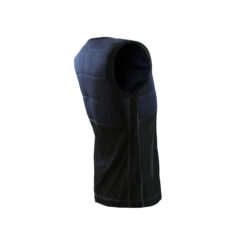 Repower-Kids-Cooling-Vest-Ecooline-CoolKids-Shirt-Vest-SX3-side.jpg Repower Kids Cooling Vest with Front Zipper by E.COOLINE, Two-Tone Blue/Black, Side View, Medical Device